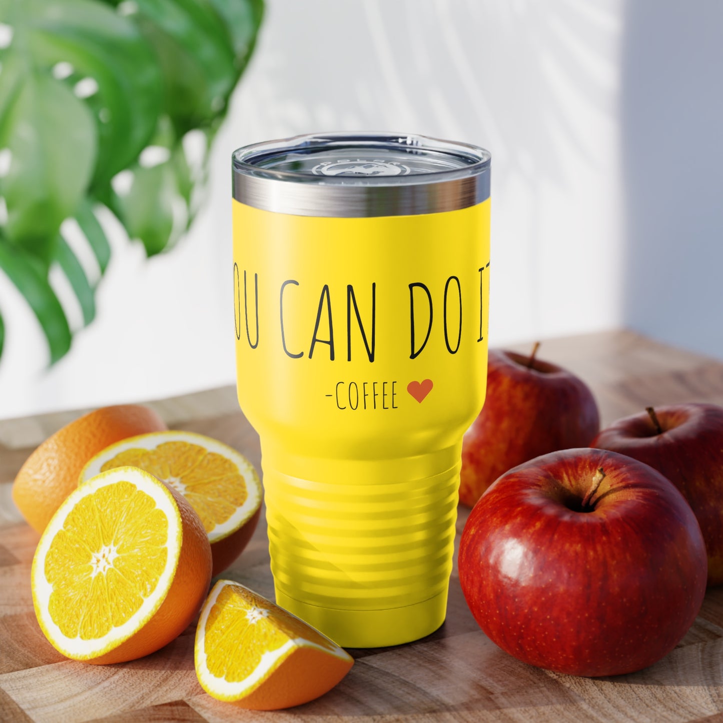 You Can Do It - Coffee - Ringneck Tumbler, 30oz - Inspirational Coffee Mug, Travel Coffee Mug, Travel Tumbler Mugs With Sayings, Gift for Women, Gift for Her and Him