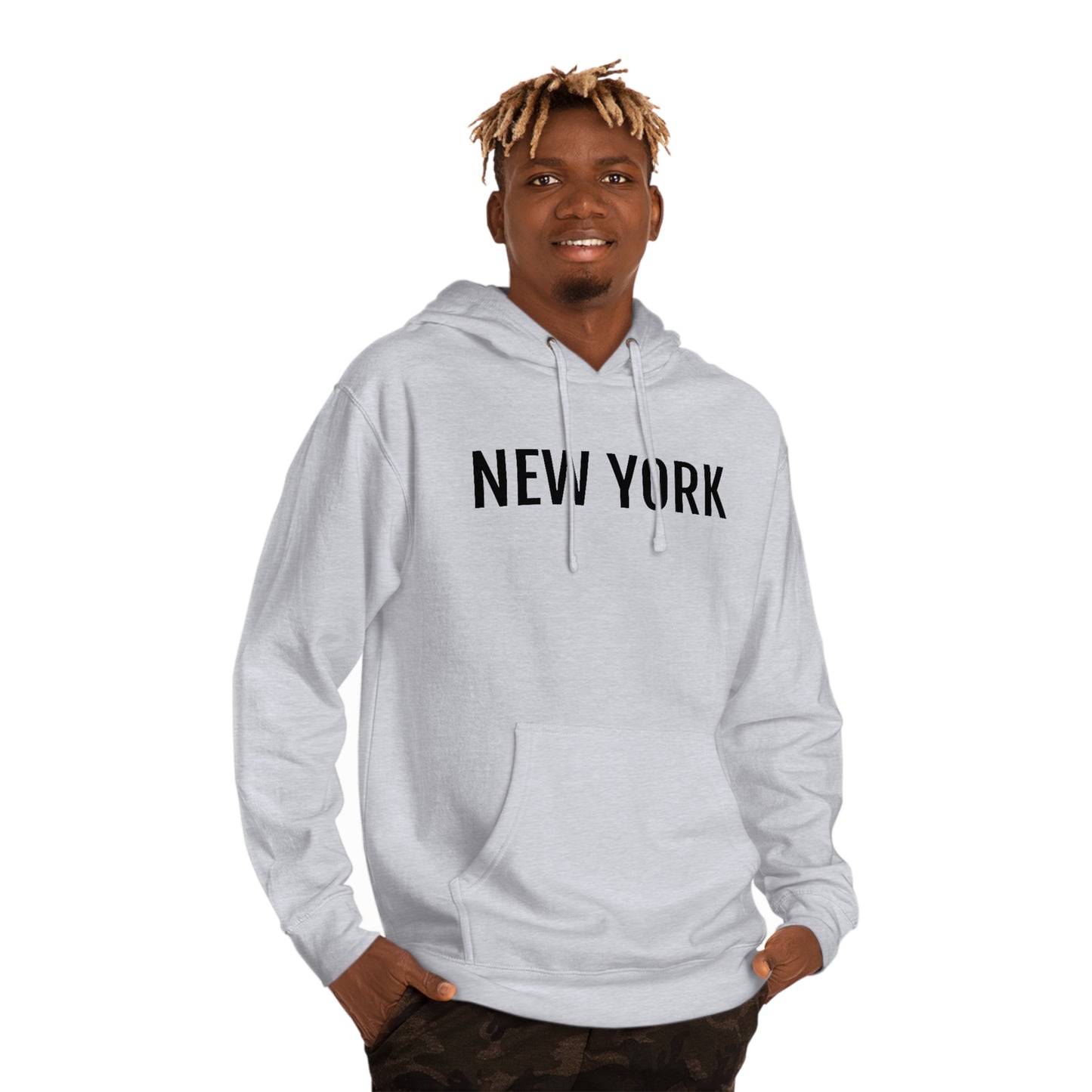 New York - Unisex Hooded Sweatshirt - Rep My Favorite City, Novelty Sweatshirt, Gift Idea, Streetwear Sweatshirt Hoodie