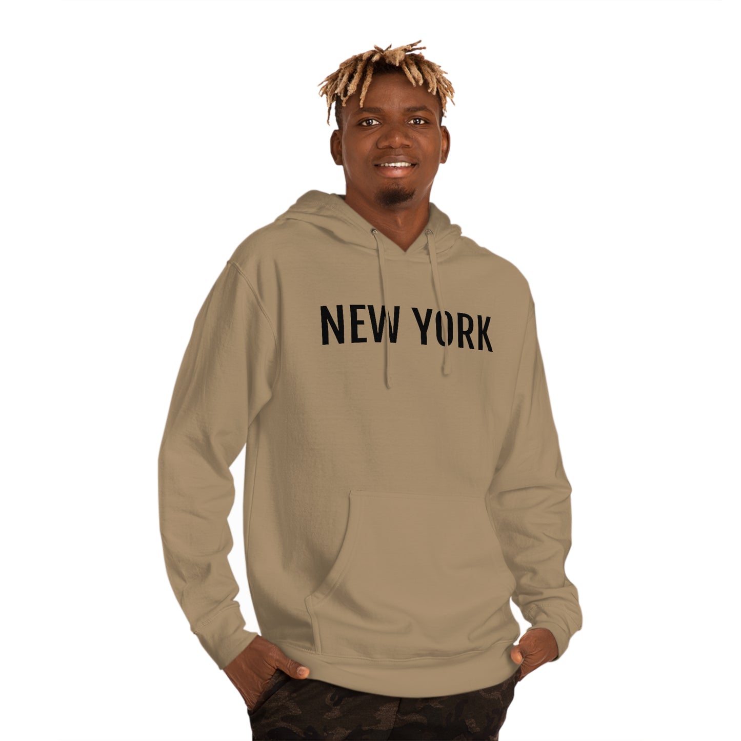 New York - Unisex Hooded Sweatshirt - Rep My Favorite City, Novelty Sweatshirt, Gift Idea, Streetwear Sweatshirt Hoodie