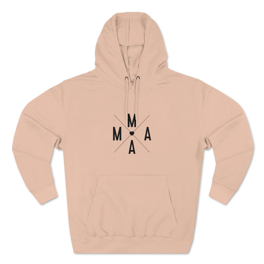 Mama (x) - Unisex Premium Pullover Hoodie - blck - Mother's Day Gift, Novelty Hoodie for Mom, Gift for Mama, Sweatshirt for Mama