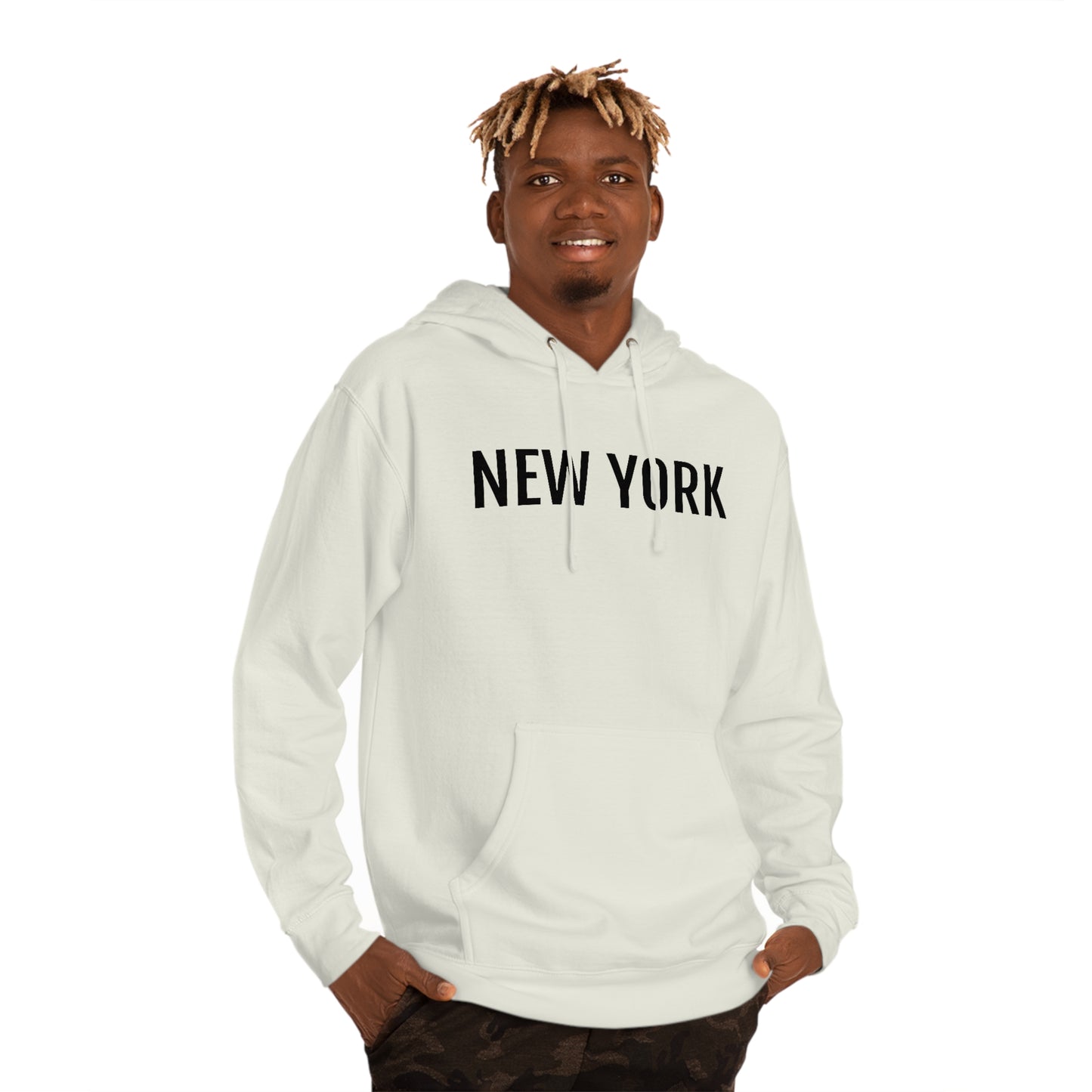 New York - Unisex Hooded Sweatshirt - Rep My Favorite City, Novelty Sweatshirt, Gift Idea, Streetwear Sweatshirt Hoodie