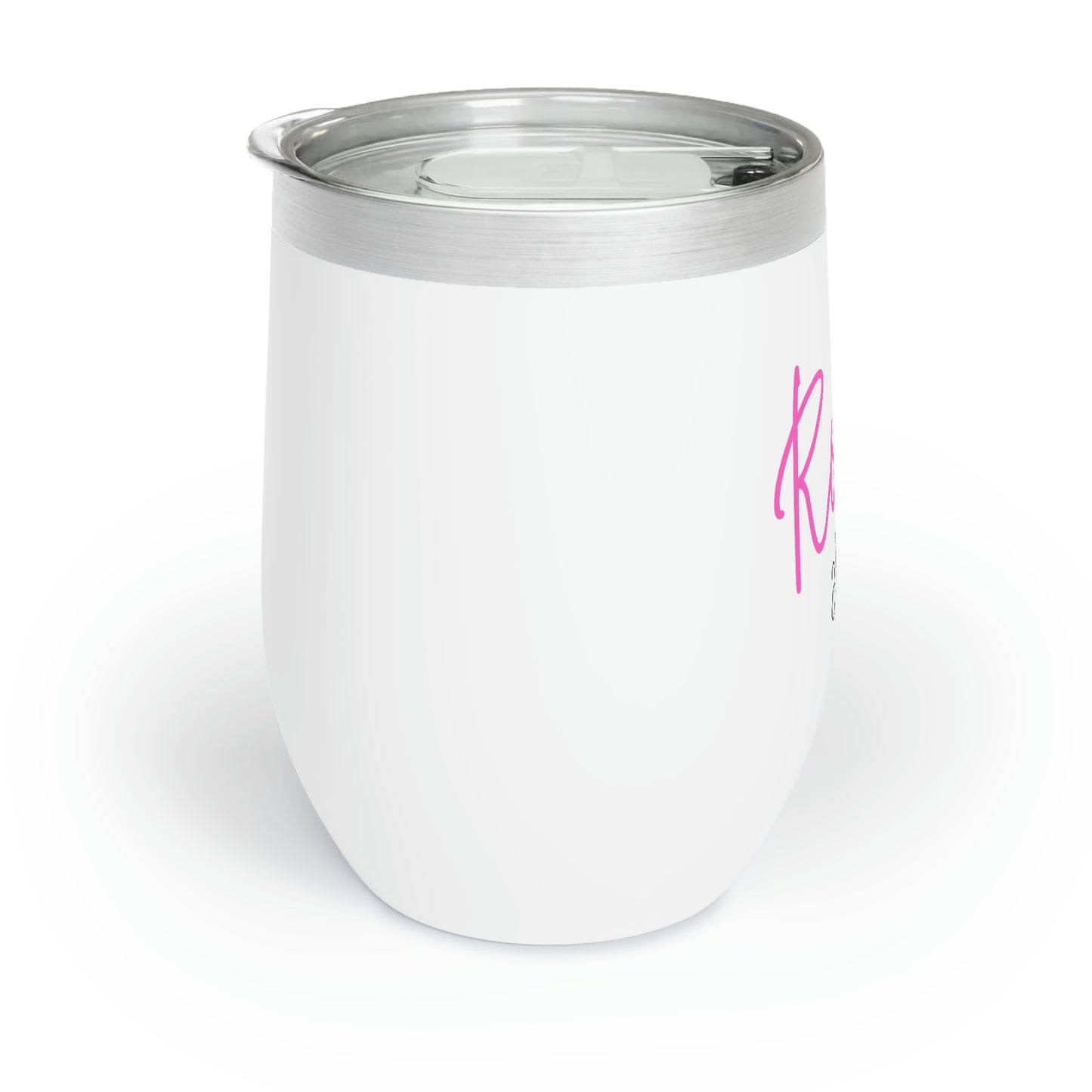 Rosé All Day - 12oz Wine Tumbler, Wine Tumbler Funny Birthday Gift for Mother, Wife, Insulated Cup for Alcohol