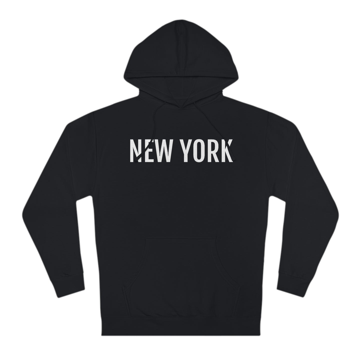 New York - Unisex Hooded Sweatshirt - Rep My Favorite City, Novelty Sweatshirt, Gift Idea, Streetwear Sweatshirt Hoodie