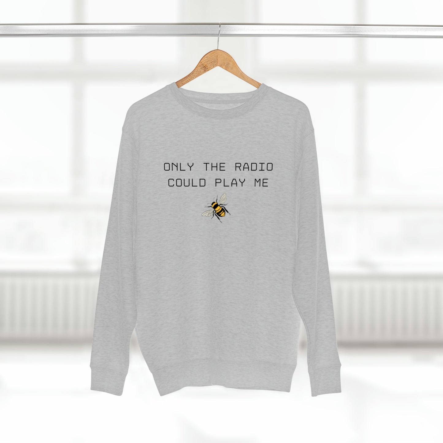 Only The Radio Could Play Me - Premium Crewneck Sweatshirt - Inspirational Message, Plush Sweatshirt, Streetwear Sweatshirt - Beyonce