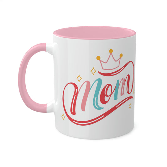 Mom - 11oz Coffee Mug, Novelty Mug, Gift for Mom, Mother's Day Gift, Love Mom Coffee Cup