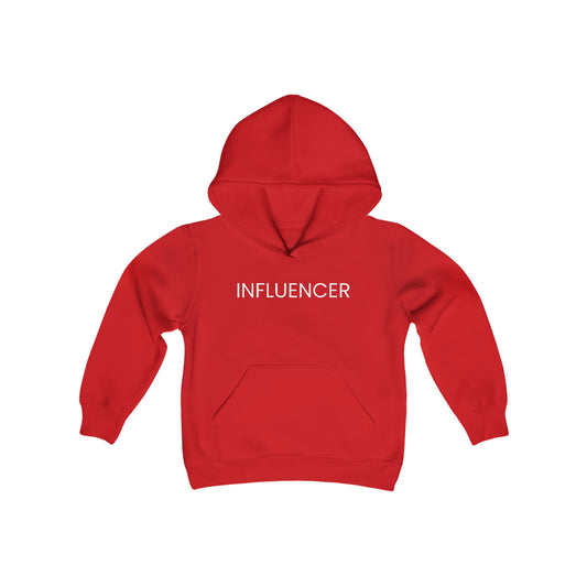 Influencer - Big Kid-Youth Heavy Blend Hooded Sweatshirt - Funny gift for Kids, Novelty Gifts for Kids, Funny Streetwear Hoodie