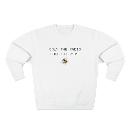 Only The Radio Could Play Me - Premium Crewneck Sweatshirt - Inspirational Message, Plush Sweatshirt, Streetwear Sweatshirt - Beyonce