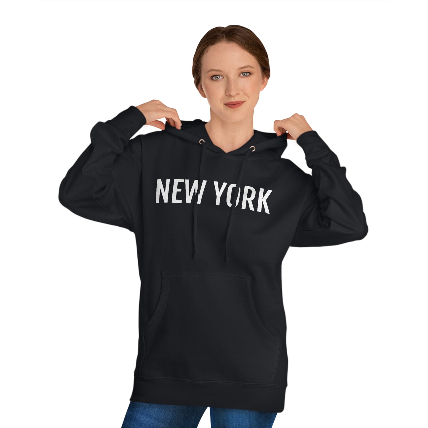 New York - Unisex Hooded Sweatshirt - Rep My Favorite City, Novelty Sweatshirt, Gift Idea, Streetwear Sweatshirt Hoodie