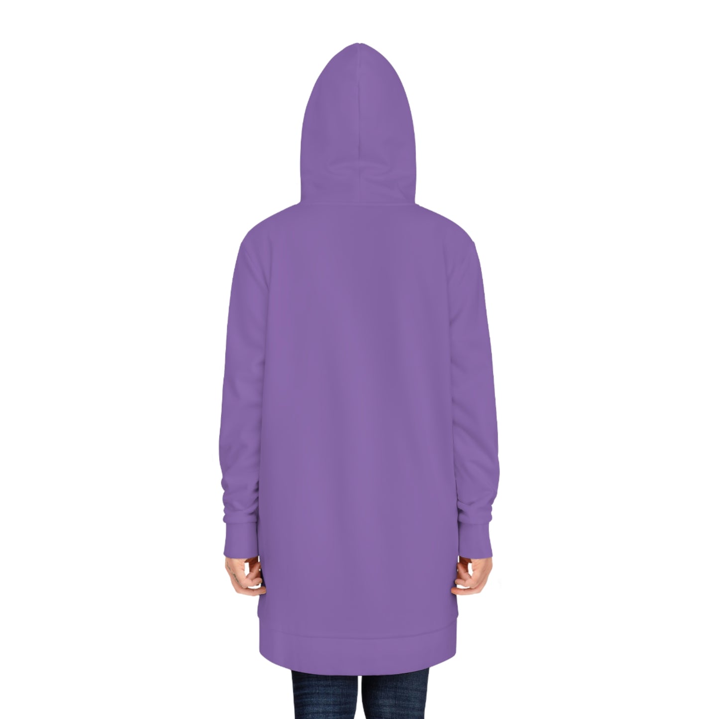 Bedtime is My Jam! (purple) - Women's Hoodie Dress - Pajama Hoodie Sweatshirt, Comfortable Sleepwear