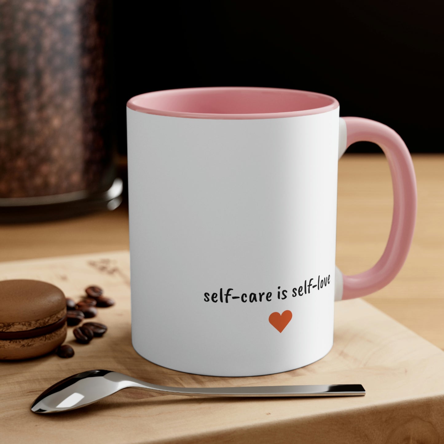 FDK (fuq dem kids) Self-care is Self-love - 11oz Coffee Cup, Funny Coffee Mug, Gift for Mom and Dad, Gift for Her, Humorous Coffee Mug