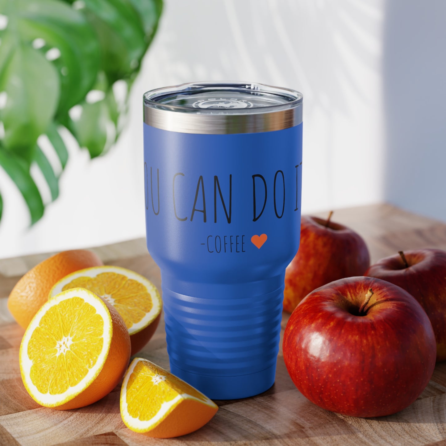 You Can Do It - Coffee - Ringneck Tumbler, 30oz - Inspirational Coffee Mug, Travel Coffee Mug, Travel Tumbler Mugs With Sayings, Gift for Women, Gift for Her and Him