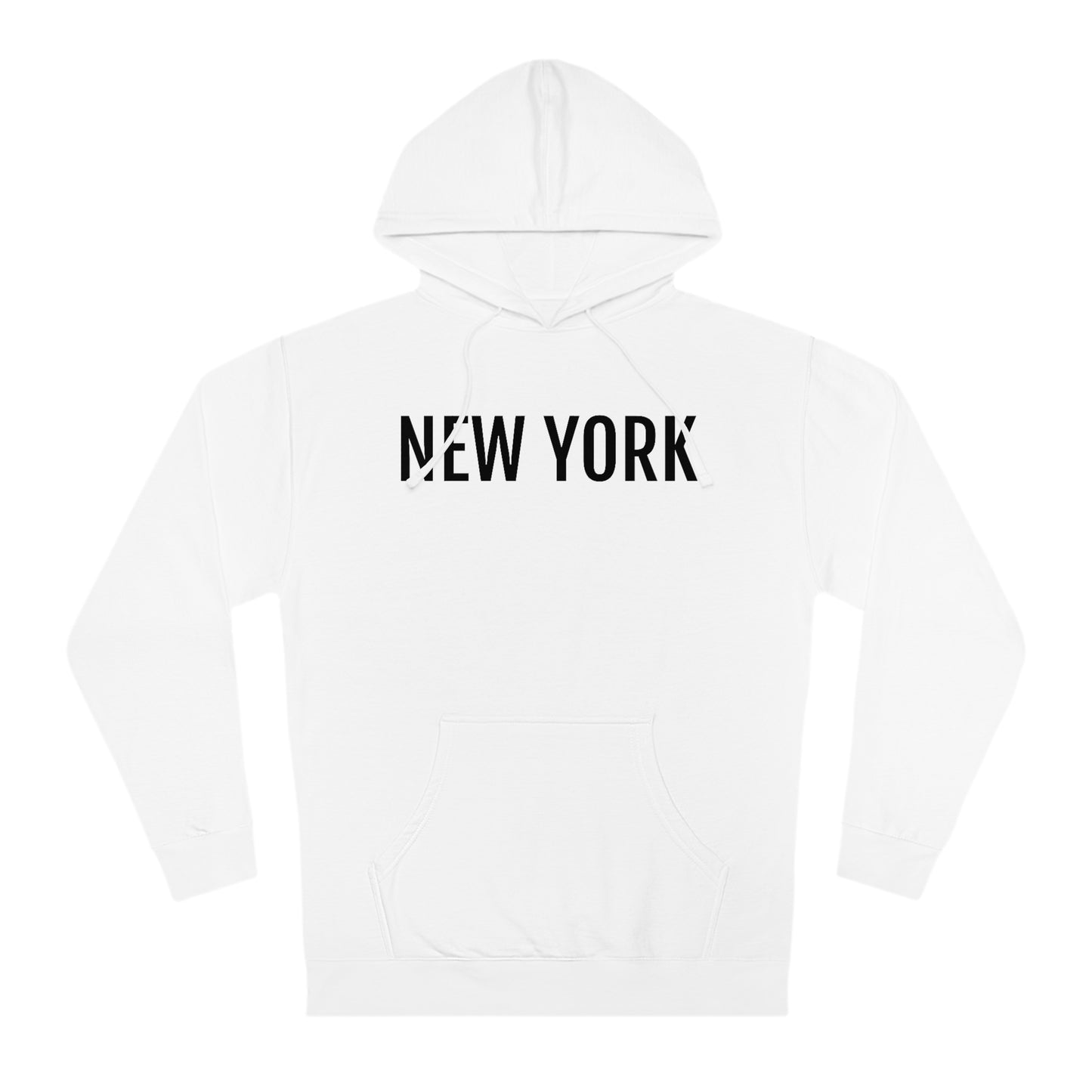 New York - Unisex Hooded Sweatshirt - Rep My Favorite City, Novelty Sweatshirt, Gift Idea, Streetwear Sweatshirt Hoodie