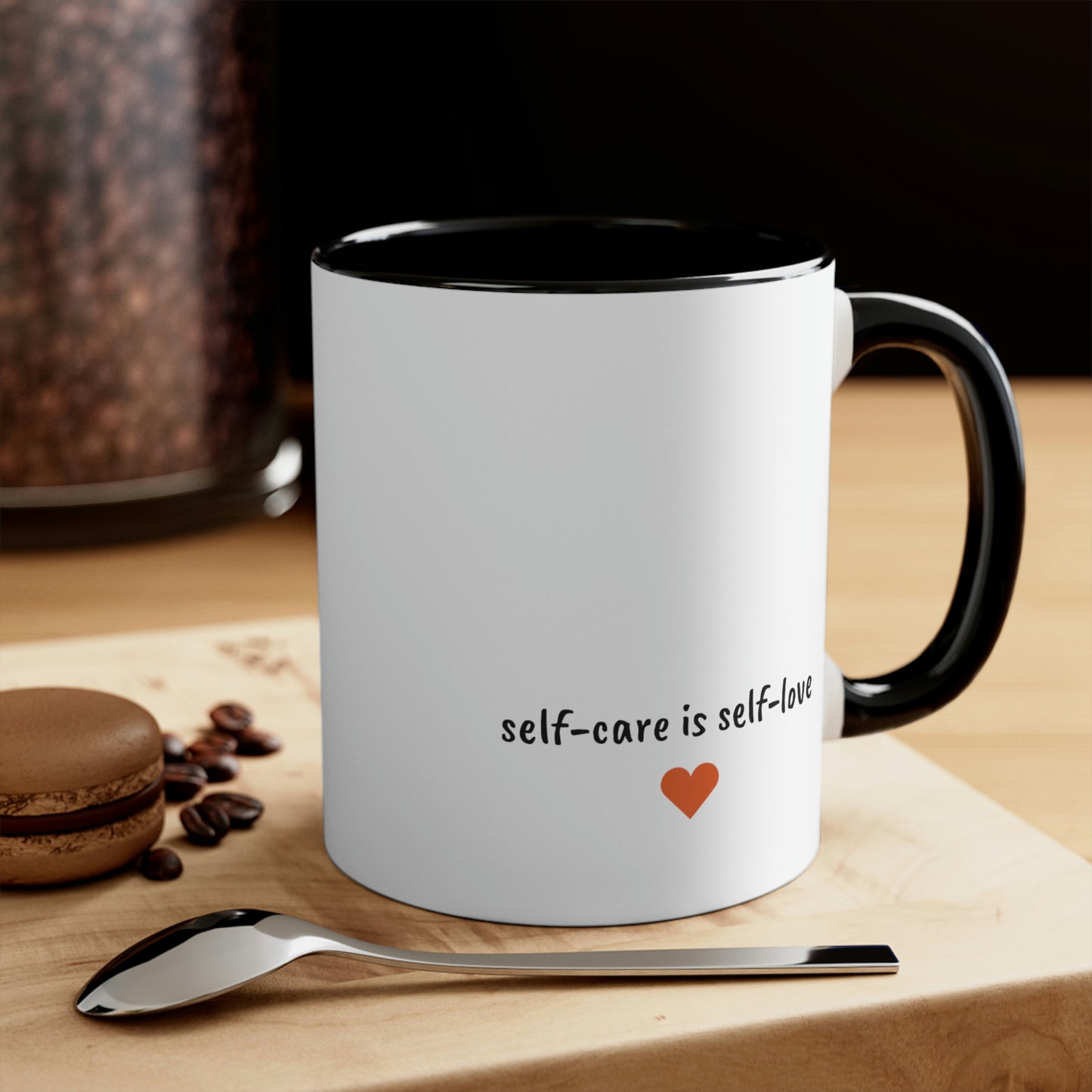 FDK (fuq dem kids) Self-care is Self-love - 11oz Coffee Cup, Funny Coffee Mug, Gift for Mom and Dad, Gift for Her, Humorous Coffee Mug