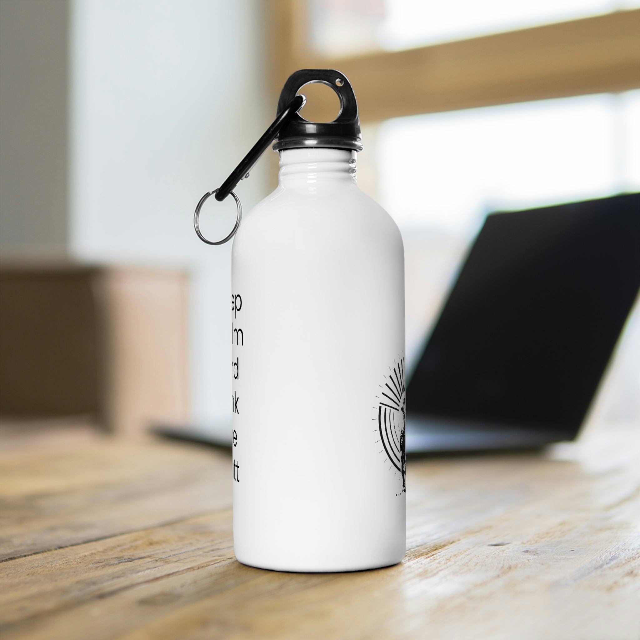 Keep Calm and Sink the Putt - Stainless Steel Water Bottle
