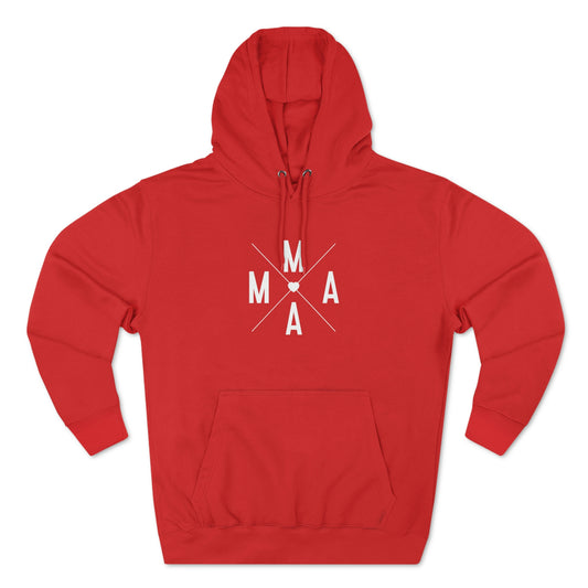 Mama (x) - Unisex Premium Pullover Hoodie - Mother's Day Gift, Novelty Hoodie for Mom, Gift for Mama